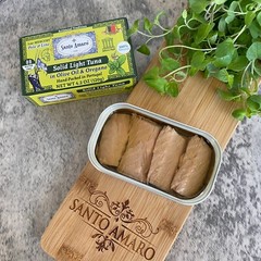 Santo Amaro 3 Flavor Variety Pole & Line Wild Tuna Fillets in Virgin Olive Oil