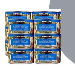 Kirkland Signature chicken breast, packed in water, premium chunk, 6 12.5-ounce