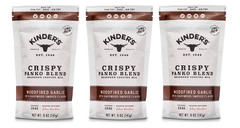 Kinder’s Crispy Panko Blend Woodfired Garlic 3 Pack