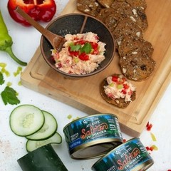 Member’s Mark Canned Atlantic Salmon 7oz 5 Pack Ready to Eat Premium Seafood