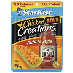 StarKist Chicken Creations BOLD Buffalo Style, 2.6 oz Pouch (Pack of 12)