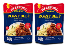 Hereford Fully Cooked Roast Beef with Gravy 2 Pack