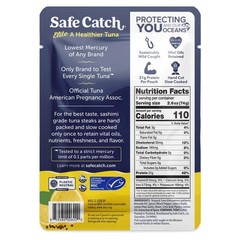 Safe Catch Elite Lowest Mercury Wild-Caught Tuna Pouch Citrus Pepper Seasoned…