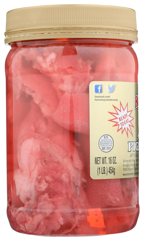 Ready to Eat Pickled Pigs Feet 16 Oz. Jar