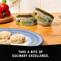 Bumble Bee Prime Solid White Albacore Tuna in Olive Oil, 5 oz Easy Open Cans …