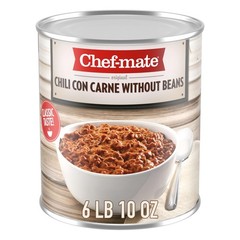 Bulk Canned Beef Chili with Meat – No Beans, 6 lb 10 oz (#10 Can) – Ready to Eat