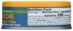 Tuna Albacore in Extra Virgin Olive Oil 5 oz