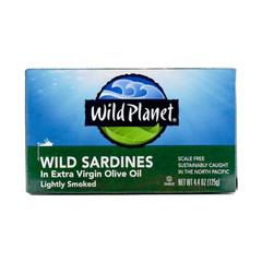 (3 pack) Wild Planet Wild Caught Sardines in Extra Virgin Olive Oil, 4.4 oz Can