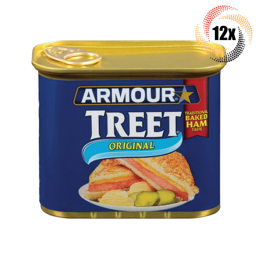 12x Cans Armour Star Treet Original Luncheon Loaf Meat Baked Ham Taste | 12oz |