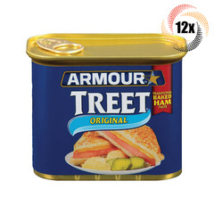 12x Cans Armour Star Treet Original Luncheon Loaf Meat Baked Ham Taste | 12oz |