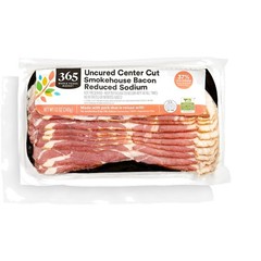 Gourmet Uncured Center Cut Bacon – 12oz, 37% Less Sodium, Keto-Friendly