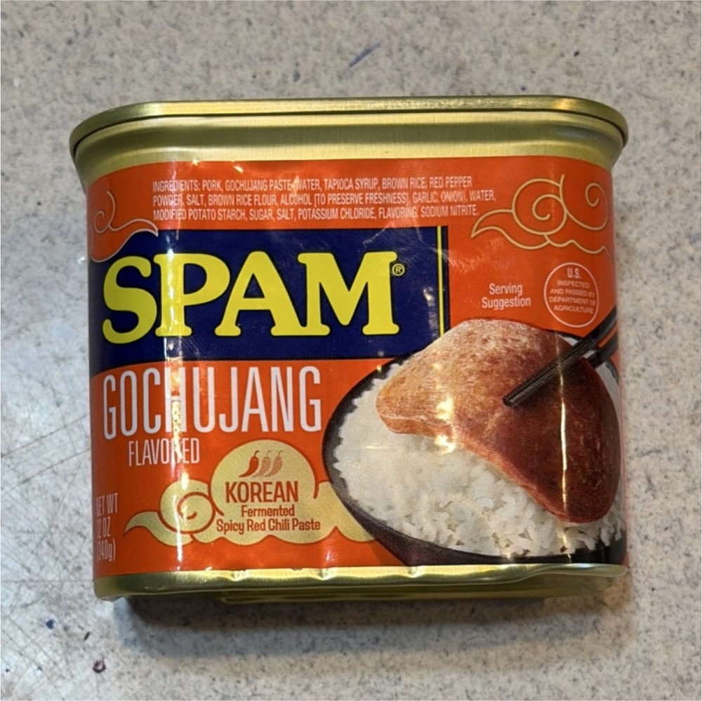 SPAM Gochujang Flavored Pork Canned Meat 12oz Asian Pantry