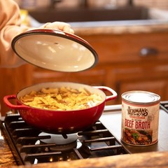 Lehman’s Canned Broth for Baking, Cooking and Pantry, All Natural Stock