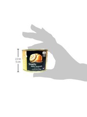 Sabarot Escargot Snails, 18 Extra Large Snails (Helix Lucorum), Imported from