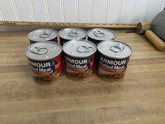 Six Cans of “Armour Potted Meat”, Canned Meat, 5.5 OZ..Gluten Free..Made in USA