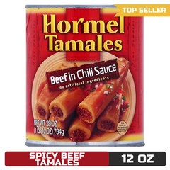 HORMEL Beef Tamales in Chili Sauce, 28 oz Can