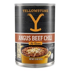 (4 Pack) Yellowstone Angus Beef No Beans Chili, 15 Oz. Can Gluten Free Delicious