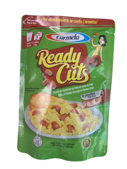 Carmela Ready Cuts Chicken Sausage in Chicken Broth, 10 oz Pouch