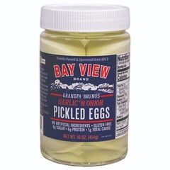 Pickled Eggs Pack of 12 Shatter Proof Jars Bar Tavern Food