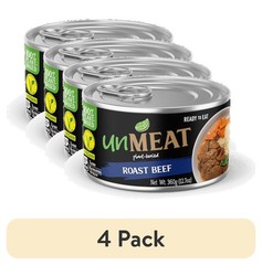 (4 pack) unMEAT Roast Beef Style, 12.7 oz Can