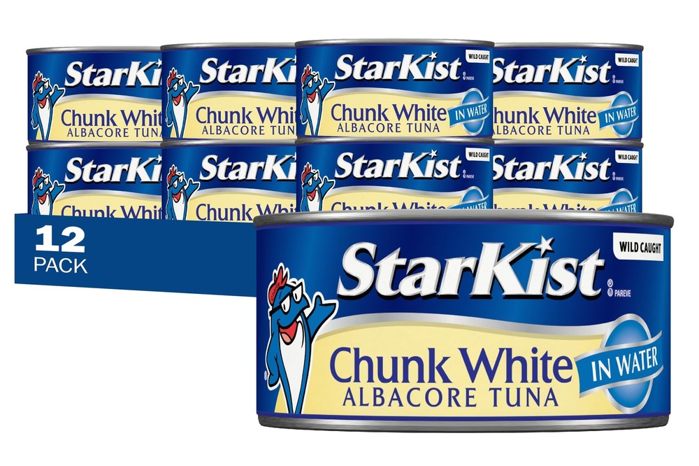 StarKist 12 Pack Albacore Chunk White Tuna in Water 12 Ounce Cans Protein Rich