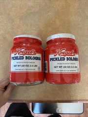 2 Pack Koegel’s pickled bologna 40 Oz Jar Gluten Free Low Carb Keto Friendly