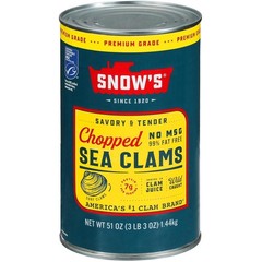 51 oz Grade Chopped Sea Clams – 99% Fat Free, Perfect for Gourmet Dishes