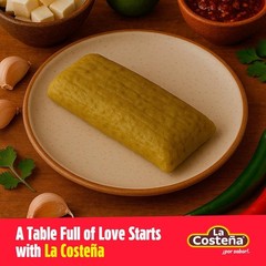La Costeña Green Tamales – Made with Pork, Green Sauce & Masa Corn Meal -12 Pack