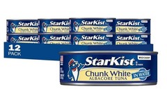 StarKist Chunk White Albacore Tuna in Water – 5 oz Can (Pack of 12)