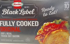 Hormel Black Label, Fully Cooked Bacon, 2.52 oz