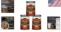 Long Shelf Life Canned Beef, 14.5 Oz – No Preservatives, Perfect for Survival