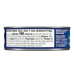 Chunk Light Tuna in Oil, 5 Oz – 48 Pack, High Protein, Low Fat, Canned Seafood