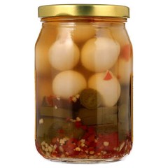 (3 pack) 7 Farms Pickled Jalapeno Quail Eggs High in protein Perfect spice