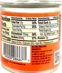 Libby’s Vienna Sausage Made with Chicken,Beef+Pork In Barbecue Sauce 4.6oz~3 ct