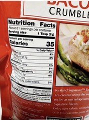 2 Pack Kirkland Signature Bacon Crumbles 20 oz Each Bag Salads Baked Potato Eggs