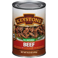 Keystone All Natural Beef, 14.5 oz Can…
