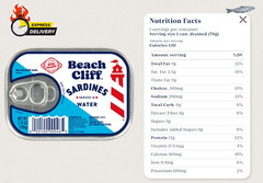 Sardines in Water, 3.75 Oz Can (Pack of 12) – Wild Caught Sardines – 12G Protein