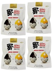 4 BAGS The Snak Yard Flavored Quail Eggs 54 – 0.26oz packs