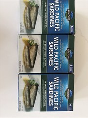 Wild Planet Sardines in Extra Virgin Olive Oil 4.4 Ounce Cans, 18 Packs EXP 4/30