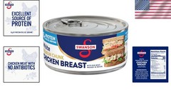 Swanson White Chunk Chicken Breast in Water, 9.75 Oz | Gluten-Free