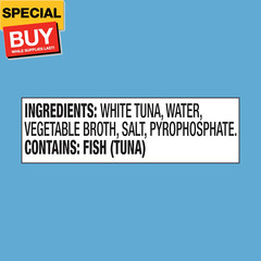 Chunk White Albacore Tuna in Water – 5 oz Can (Pack of 12)