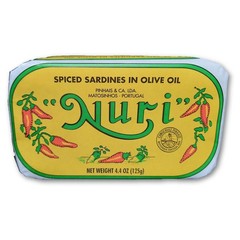 Portuguese Sardines in Spiced Olive Oil – 4 Pack – (4.4 oz cans)