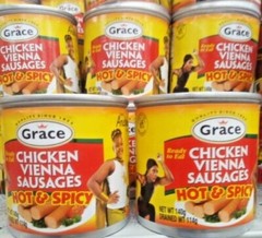 3 Jamaican Grace Chicken Vienna Sausage