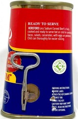 HereFord 25% Less Sodium Corned Beef 12 oz ( Pack of 6 )~ 6/2028