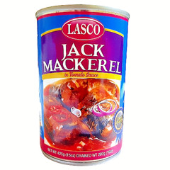 Lasco Jack Tin Mackerel 425g Large (pack of 3) Jamaica – Cook Bake Restaurant