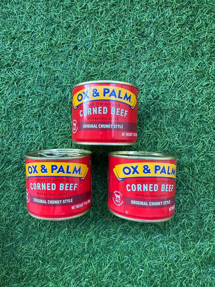 Ox & Palm Corned Beef 200g (Pack of 3)