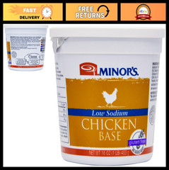 Low Sodium Chicken Base, 16 oz – Flavorful Broth for Soups & Sauces
