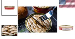 Sardines in Olive Oil, Easy Open Top, 5-Pack
