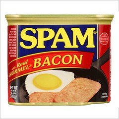 SPAM Bacon Enhanced Luncheon Meat – Protein-Rich, Fully Cooked, 12 oz (9 – Pack)