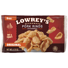 Lowrey’s Bacon Curls Microwave Pork Rinds (Chicharrones), Original, 1.75 Ounce